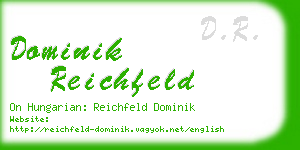 dominik reichfeld business card
